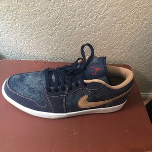 Nike Air Jordan 1 Low SE Denim - MENS Size 12.5 - NEW WITH BOX!